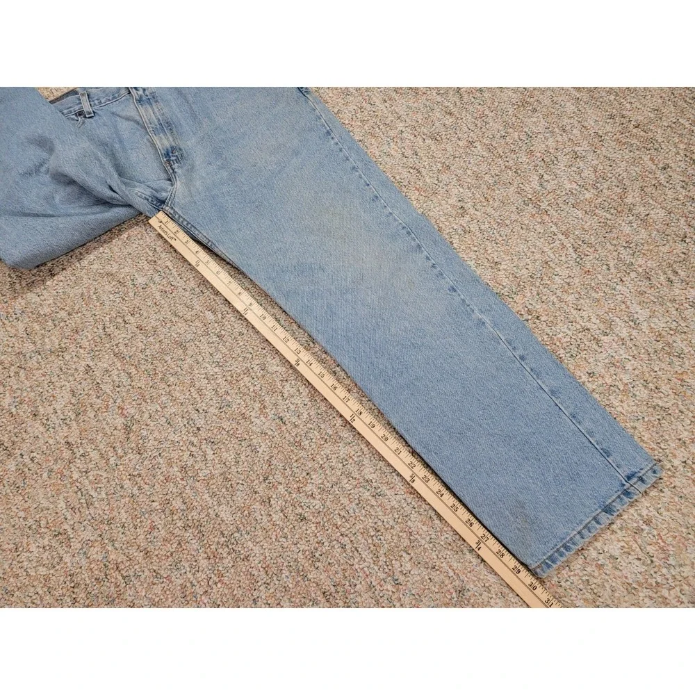 Levis 505 Jeans Mens 38x30 Light Wash Regular Fit‎ Straight Leg Cotton Pants Y2K